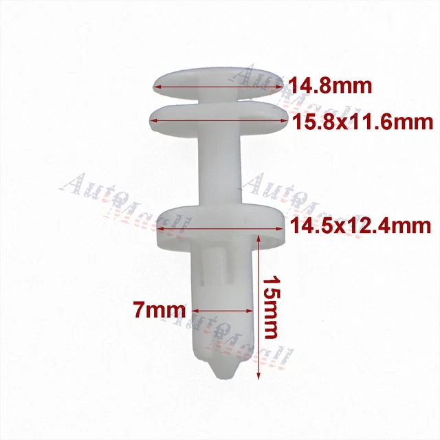 50X DOOR TRIM PANEL PUSH TYPE RETAINER CLIP for 15960325 GM TRUCK CHEVROLET GMC 2