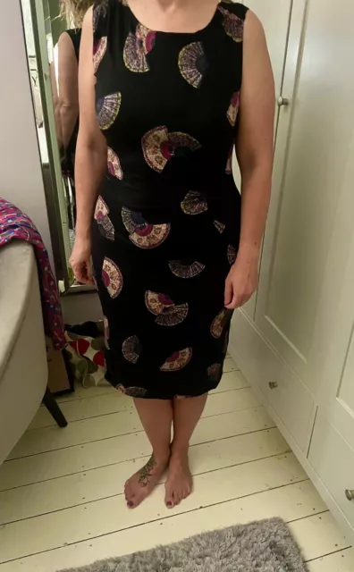 MIDI SHIFT DRESS Billie Blossom Size 10 Pink Lace Chiffon