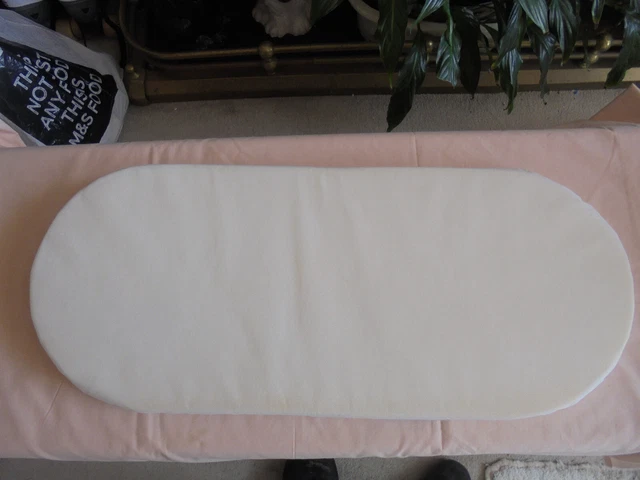Moses Korb Babyschaum Matratze Ovale Form Grösse Ist 70X28 Cm