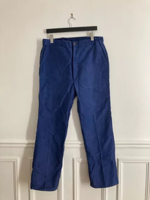 Old new blue work pants "LE LABOUREUR label size 40