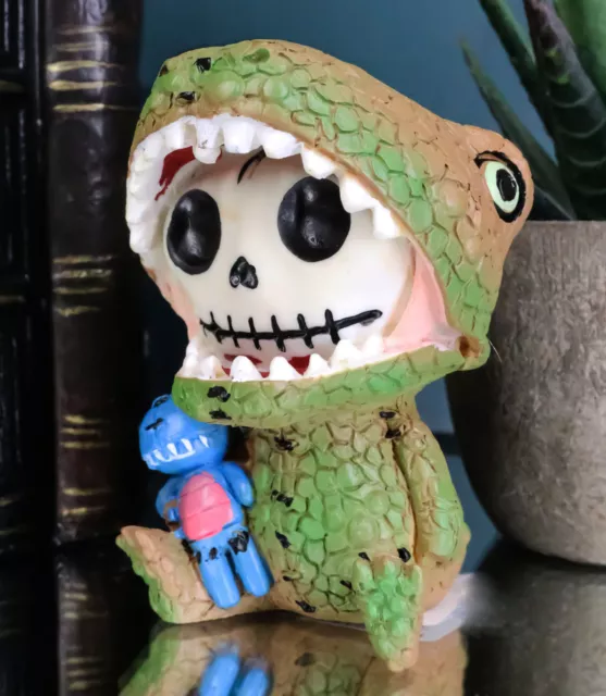 Furry Bones Tyrannosaurus Rex Dinosaur Costume Skeleton Monster Sit Up Ornament