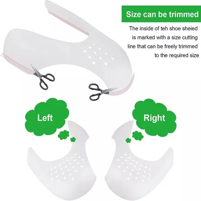 1Pair Anti Crease Shoe Crease Protector for Jordans Toe Caps Shoes Protection 3