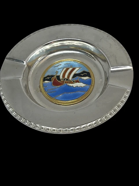 Aksel Holmsen Sterling Silver  925 Dish  Norway Norwegian