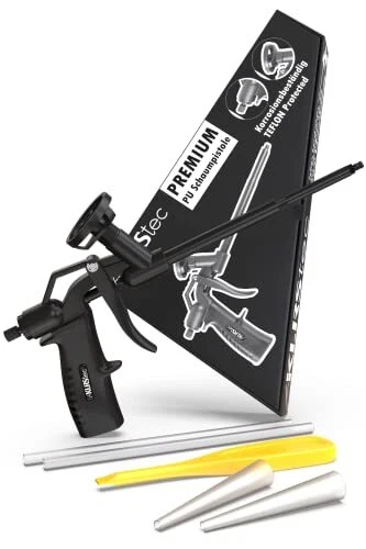 KLRStec® PREMIUM Pistolet à mousse PU revêtu de PTFE - Pistolet de montage pr...