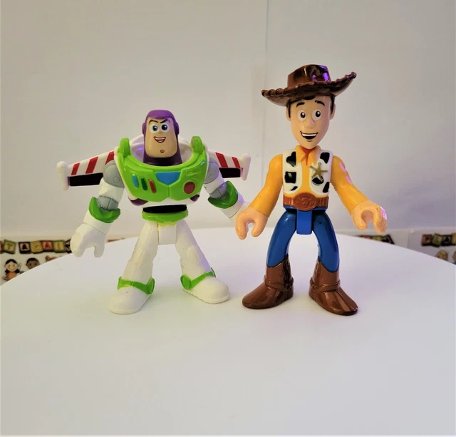 FISHER PRICE IMAGINEXT Toy Story Buzz Lightyear and Sheriff Woody