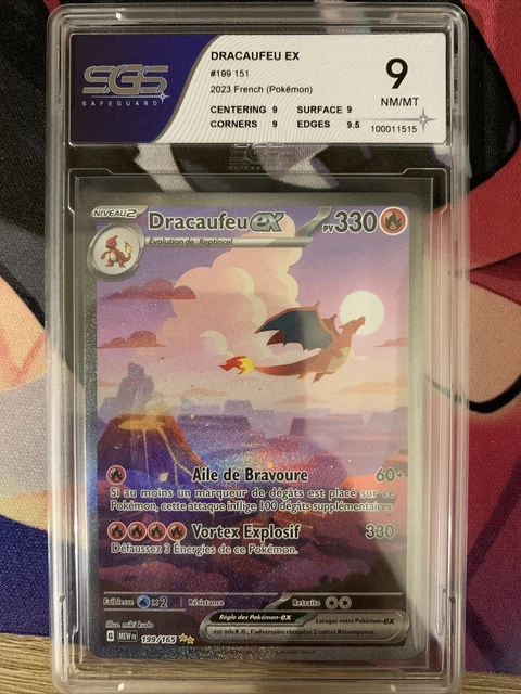 DRACAUFEU EX FULL ART - POKÉMON 183/165 EV3.5 151