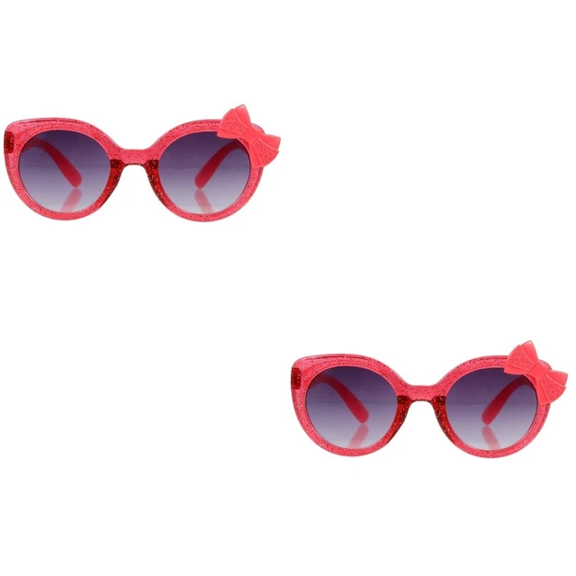 2 Pairs Funny Sunglasses Plastic Lightweight Kid Summer Sunglasses