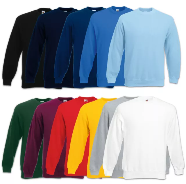 Fruit of the Loom Sweatshirt Set-In Herren Pullover Pulli Gr. S M L XL 2XL 3XL