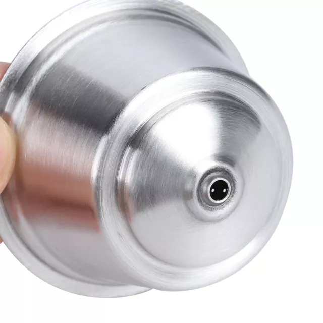 (Green)Stainless Steel Reusable Refillable Coffee Capsule Cup Fit For Dolce HL