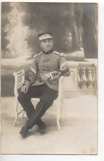 Thème VIE MILITAIRE & Guerre - CARTE PHOTO non située - Soldat