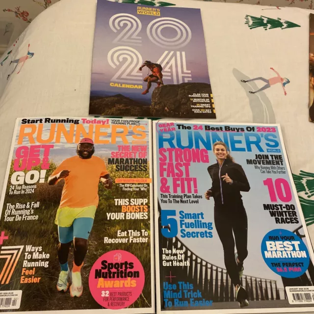 RUNNERS WORLD magazine January 2025/February 2025 Pair With Free