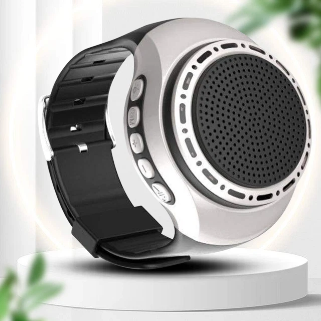 WRIST WATCH SPEAKER FM Radio USB Rechargeable (Silver) £17.03 PicClick UK