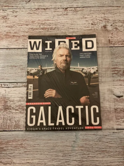 Richard Branson Wired Magazine UK Edition March 2013 Rare Virgin Galactic Sealed