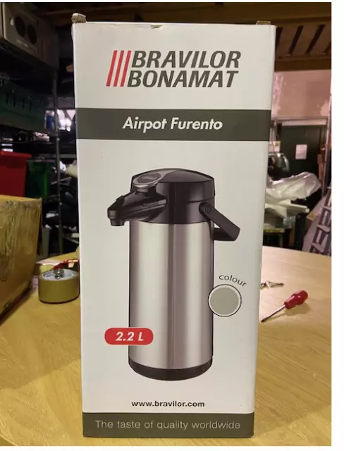 Bonamat Airpot Furento Pump Pot 2.2.litre BNIB