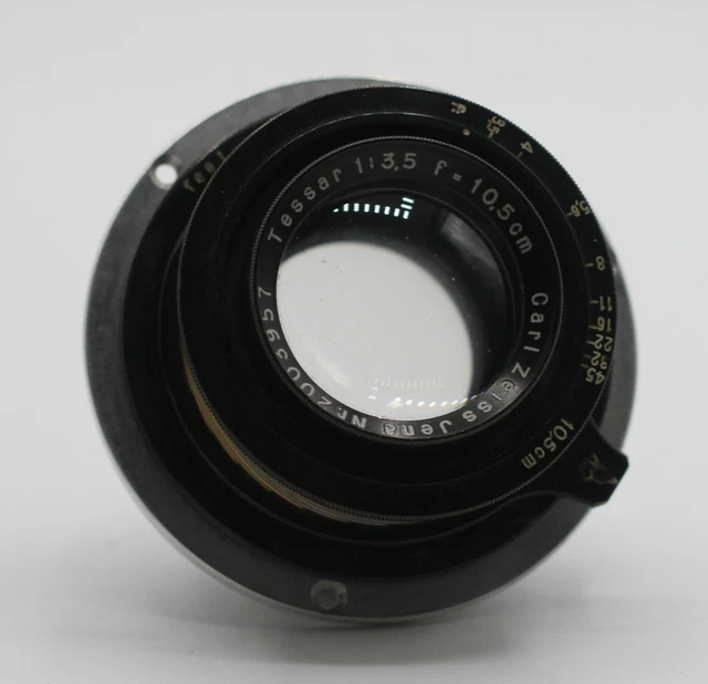 CARL ZEISS JENA DDR Objektiv Lens TESSAR 3,5/105 - f=10,5cm m. 55mm Gewinde