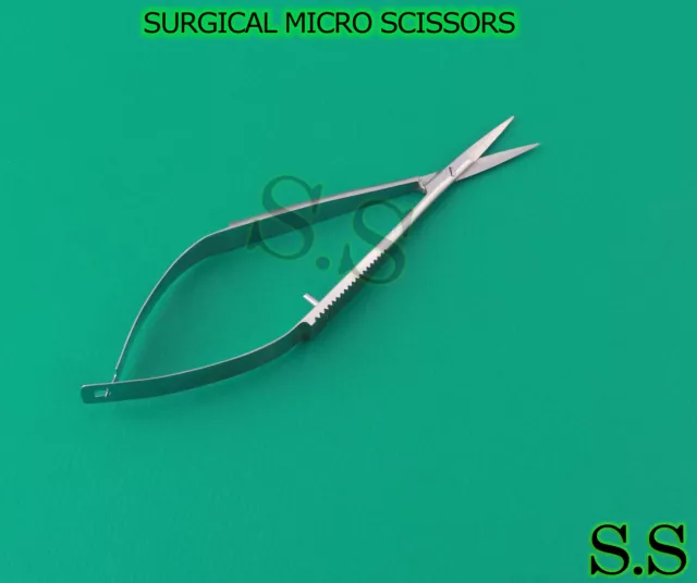 3 New Surgical Micro Scissors Opthalmic Eye Instruments