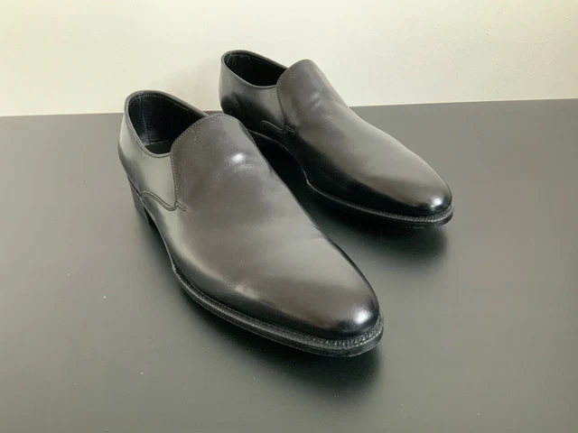 JOHN LOBB 'ELM' (Prestige) Mens Black Leather Loafers UK 9E