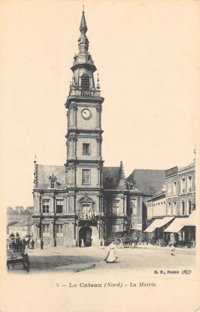 Cpa 59 Le Cateau La Mairie