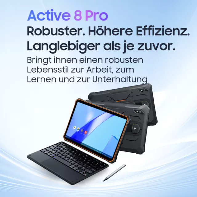 Blackview Active 8 Pro Outdoor Tablet Android 13 16GB+256GB 22000mAh Dual 4G LTE 2