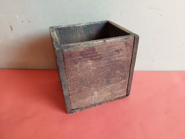 Old Antique Primitive Wooden Wall Shelf Rack Box for Cutlery Chest Rustic.