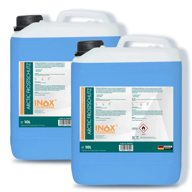 Concentrato antigelo vetri INOX®, 2x 10L - antigelo invernale fino a -30C