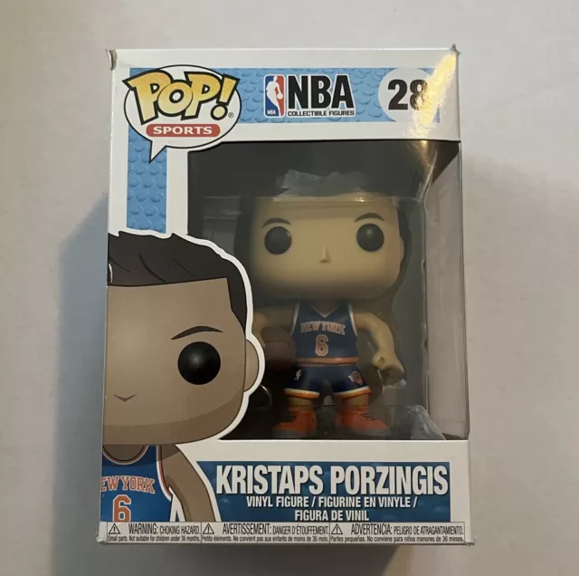 FUNKO NBA Series 3 Pop Vinyl Figure Kristaps Porzingis New York Knicks 28