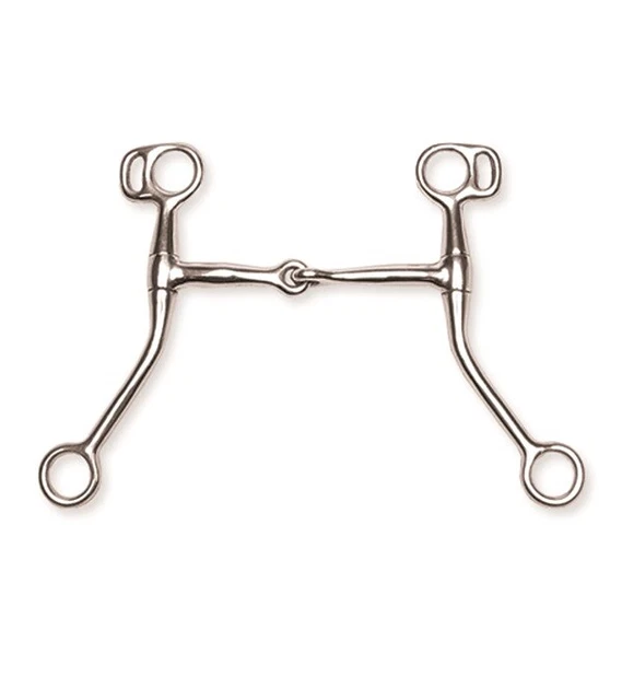 Jacks 10456-5-1-2 5.5 in. Stainless Steel Training Snaffle Bit