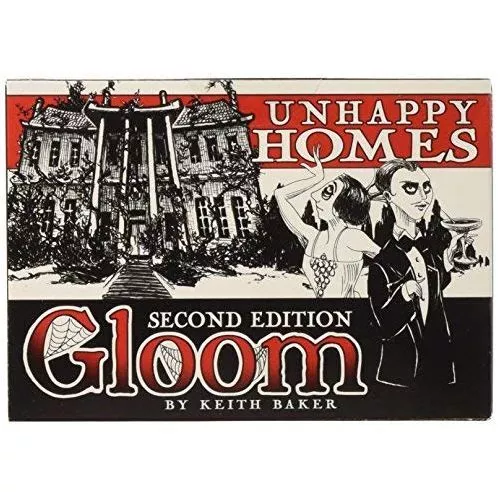 Gloom! Card Game 2Nd Edition: Unhappy Homes Expansion - Brand New & Sealed