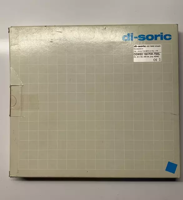 di-soric OGL 121 P3K-TSSL angular light barrier new + original packaging