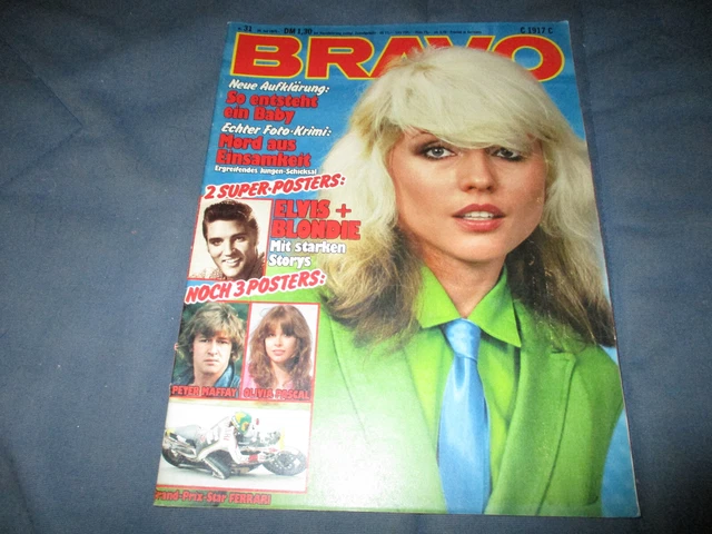 Bravo 26.7.1979 31/79 mit Elvis Presley Poster Heft komplett