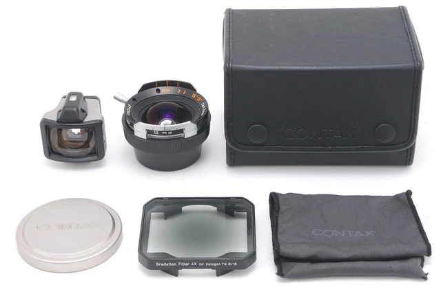 [Mint] Contax Carl Zeiss G Hologon T 16mm F/8 Objektiv Für G1 G2 W/Finder