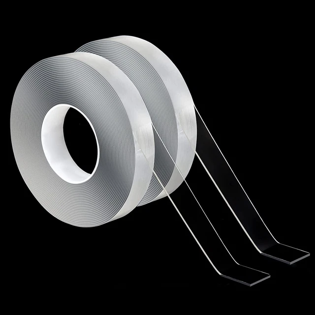 Drop Ceiling Tiles And A Roll Of 2 Rolls Of 10Ft Nano Double-Sided Heavy Duty