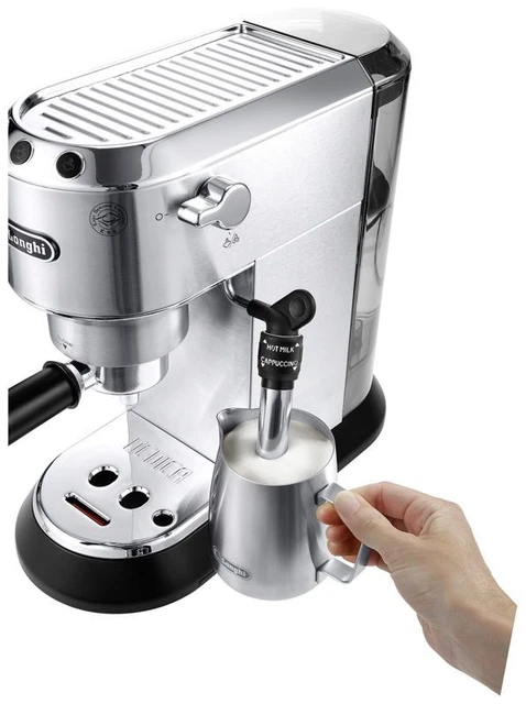 DeLonghi EC 685.M Dedica Style Siebträger Espressomaschine Silber 6