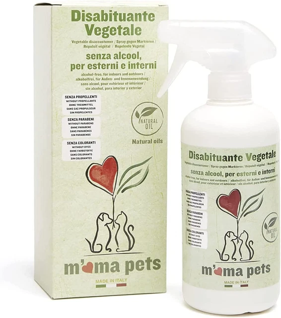 M'Ma Pets Repellente Disabituante Vegetale per Cani E Gatti, 500 Ml