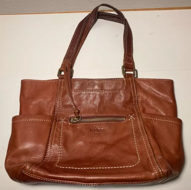 Margot Brand Brown Color Faux Leather Women’s Hand Bag