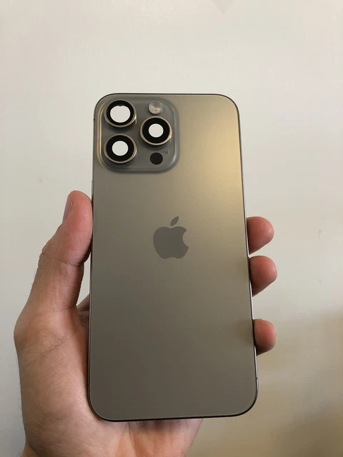 IPHONE 15 PRO Max Back Housing “NATURAL TITANIUM” Original Apple Used ...