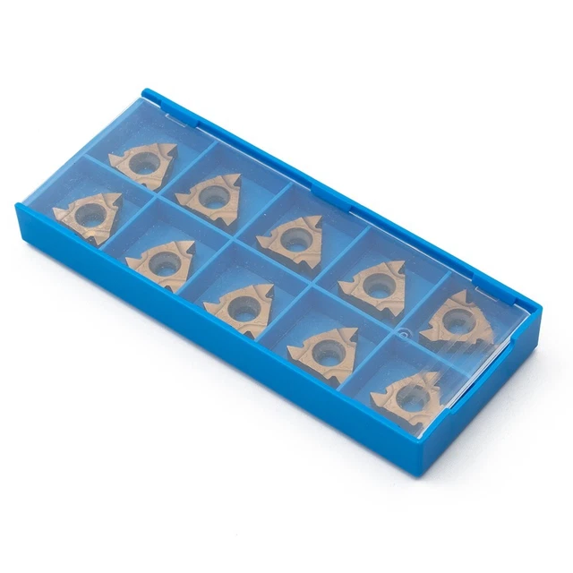 Achieve Superior Precision with 10pcs 16ER AG60 External Thread Carbide Inserts 2