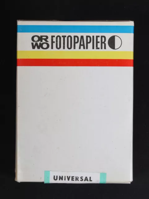 ORWO S/W Fotopapier Universal BS 111 • 10,5x14,8cm • Spezial • Glänzend • Neu!