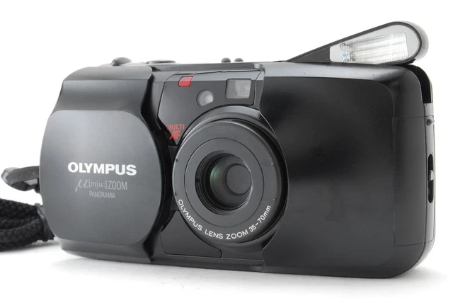 EXC +5 W/STRAP ] Olympus mju μ Zoom Panorama 35mm Point