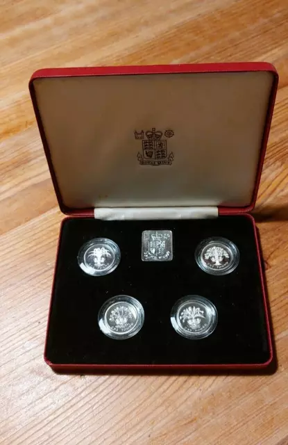 1984-1987 - Silver Proof - One Pound Coin Collection