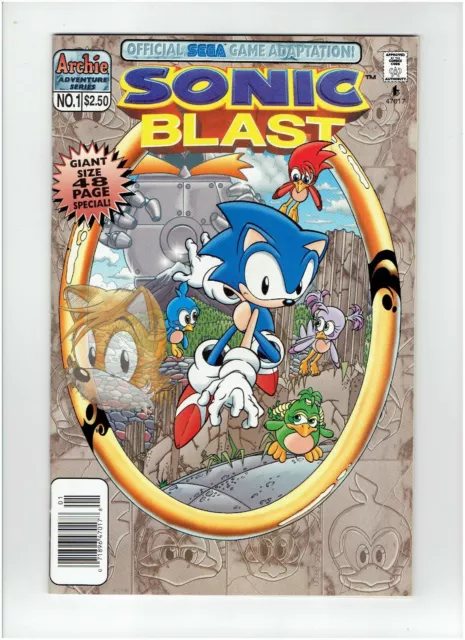 Sonic Blast #1 1997 Canadian Newsstand Price Variant Rare