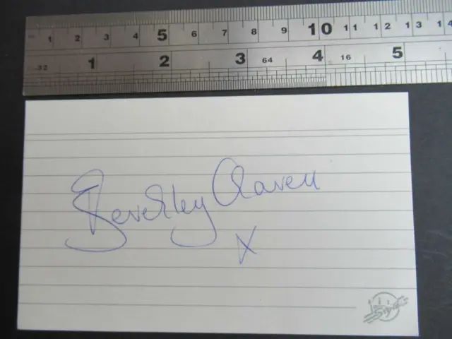 Beverley Craven British singer-songwriter  original  Autograph