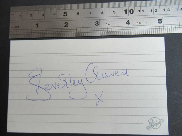Beverley Craven British singer-songwriter  original  Autograph