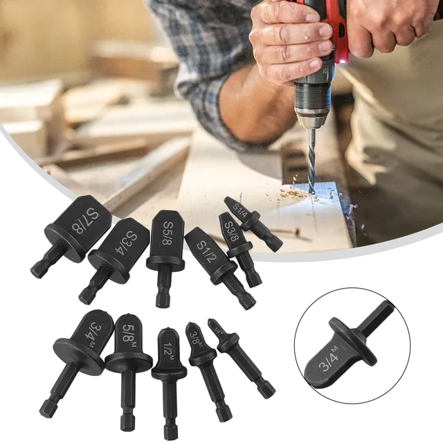 Lot de 5 extenseurs de tubes à poignée hexagonale en acier à roulement pour climatisation, outil d'extension de tuyau en cuivre | Leroy Merlin