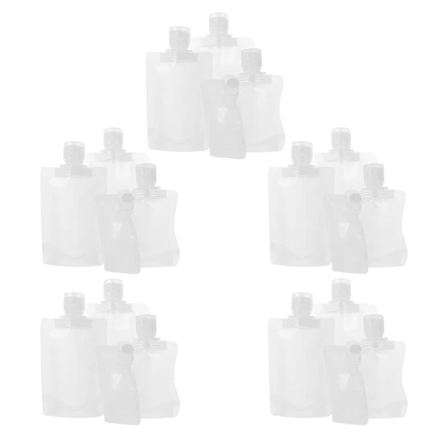 20 pz sacchetti per imballaggio conchiglia sacchetto contenitore liquido portatile