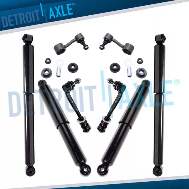 Front & Rear Shock Absorbers + Sway Bar Links for Dodge Durango Chrysler Aspen