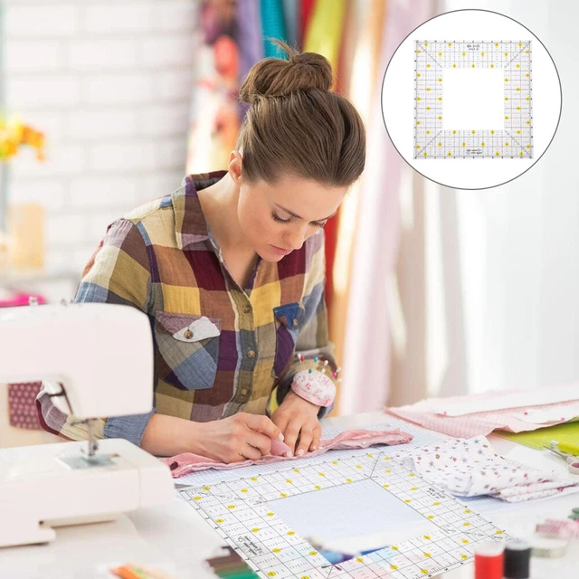 Patchwork-Lineal Acryl Quiltlineal-Vorlagen Einstellen Flickenteppich