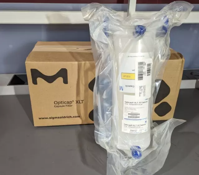 Millipore KVGLA1TTT1 Opticap 0.22 μm XLT10 Durapore 10 in. filter cartridge PVDF