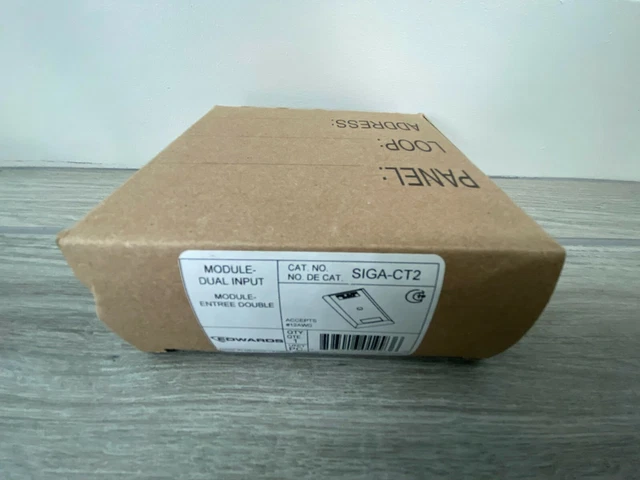 Edwards EST SIGA-CT2 Dual Input Monitor Module – Brand New Fire Alarm Control Panel Component