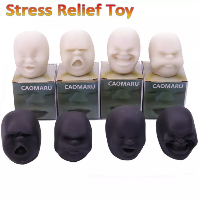 Fun Novelty Stress Relief Ball Toy Human Face Emotion Vent Ball Relax Toys Gifts